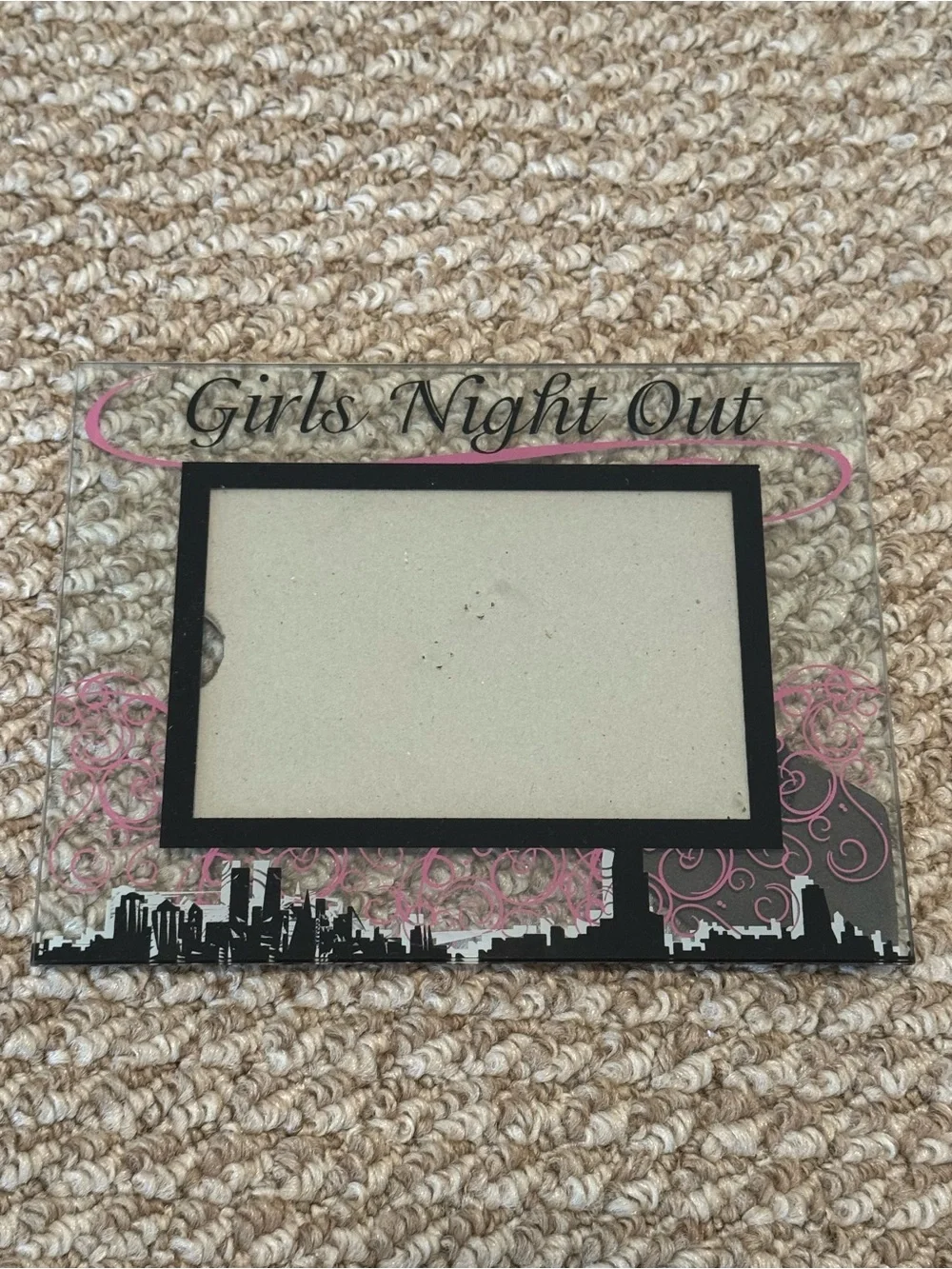 Girls Night Out Decorative Photo Frame - Pink and Black